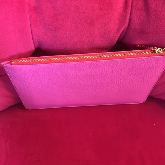 Katie Loxton • Pink & Orange (Lined) Clutch - Picture 4 of 5